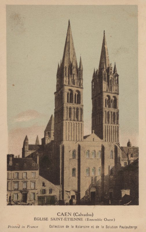 Caen, kostel Saint Etienne od French Photographer