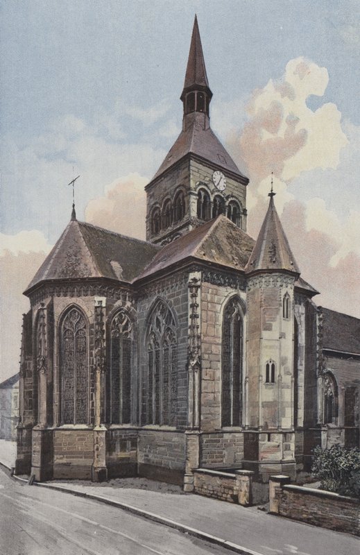 Ceffonds, Church, Apse, Cote N od French Photographer