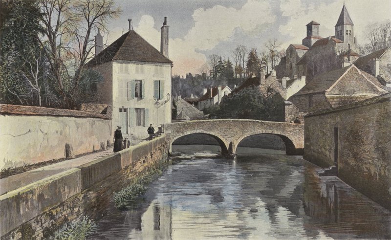 Chatillon-sur-Seine, kostel Saint-Vorles a Perthuis-au-Loup od French Photographer