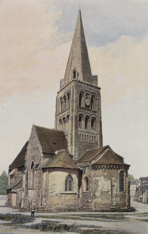 Chemille, Notre-Dame Church, Together S E od French Photographer