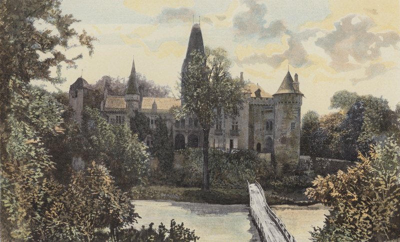 Cleron, Pohled na hrad od French Photographer