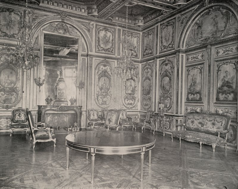 Poradna, Palác Fontainebleau (černobílá fotografie) od French Photographer
