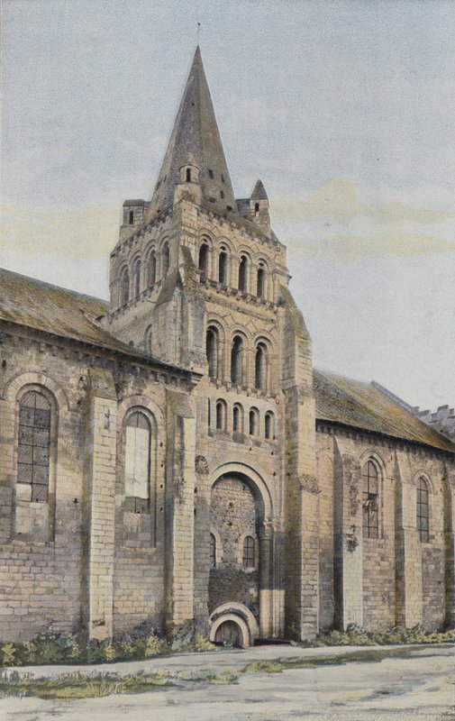 Cunault, Eglise, Facade N od French Photographer