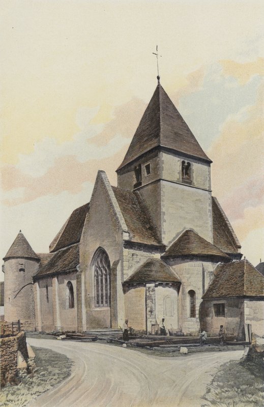 Druyes, Church, Together S E od French Photographer