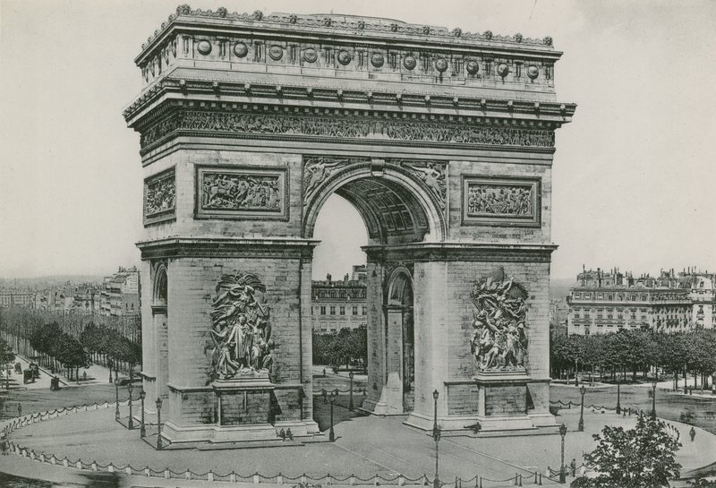 LArc de Triomphe, Vítězný oblouk (hlubotisk) od French Photographer