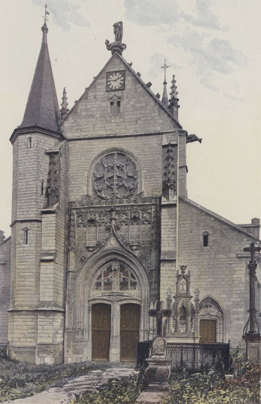 Lhuitre, Kostel, Fasáda O od French Photographer