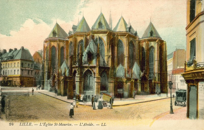 Lille, LEglise St-Maurice, LAbside od French Photographer