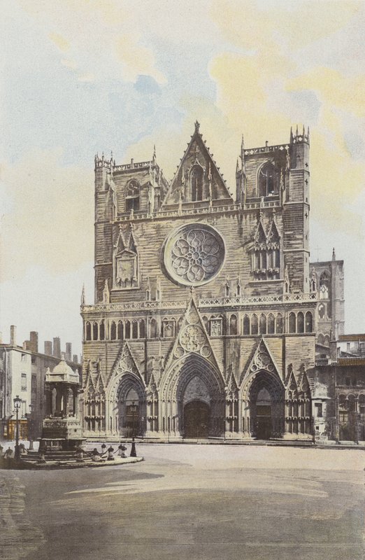 Lyon, Cathedrale St-Jean, Fasáda O od French Photographer