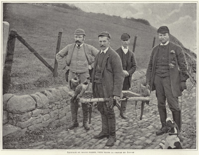 Major Fisher loví tetřevy ve Skotsku od French Photographer