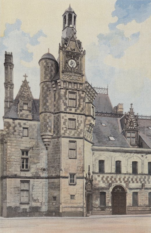 Montigny-le-Gannelon, zámek, schodišťová věž od French Photographer