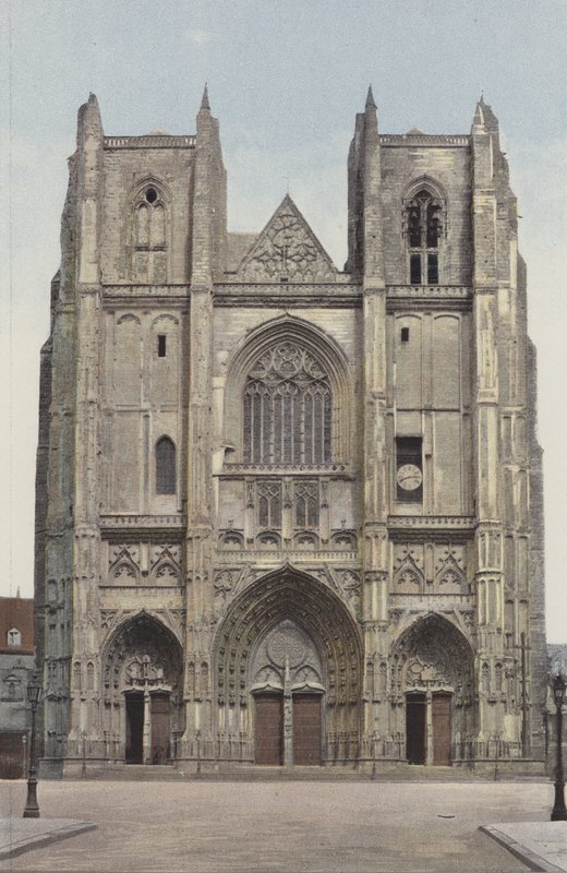 Nantes, Cathedrale, Facade O od French Photographer