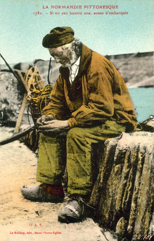Normandie, rybář od French Photographer