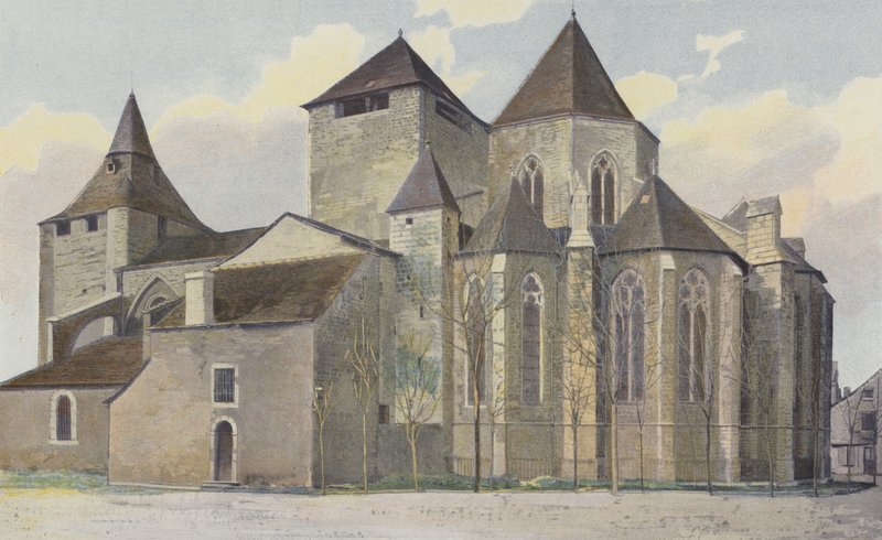 Oloron-Sainte-Marie, kostel Sainte-Marie, Together S E od French Photographer