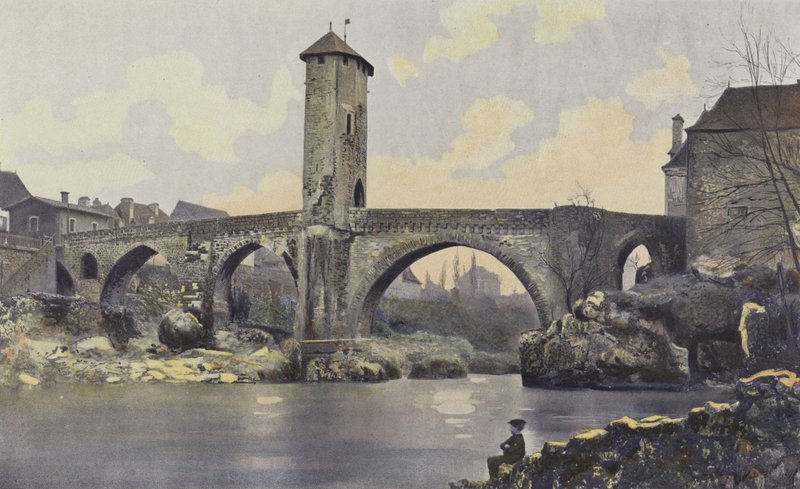 Orthez, most přes Gave de Pau od French Photographer