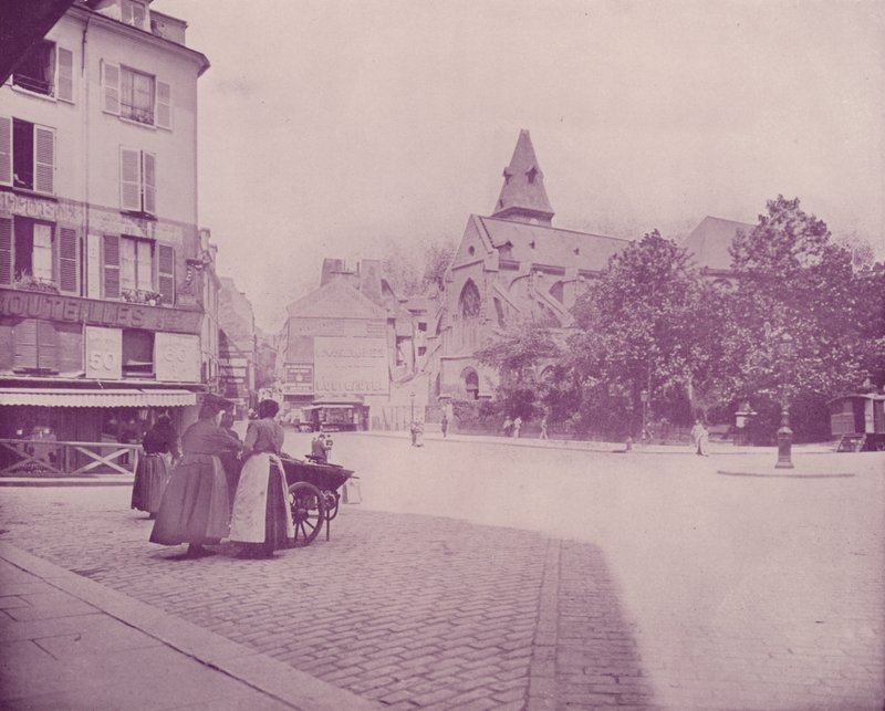 Paříž: Kostel svatého Medarda (černobílá fotografie) od French Photographer