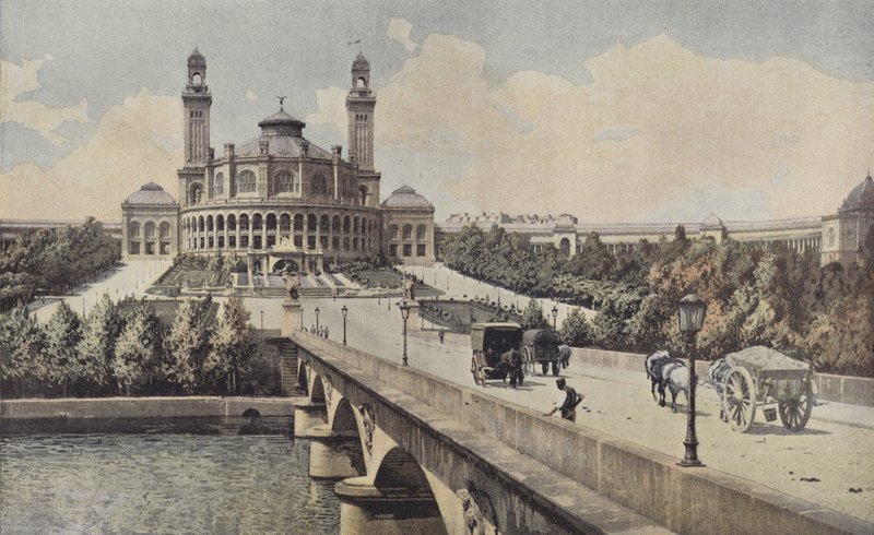 Paříž, pohled na palác Trocadero od French Photographer