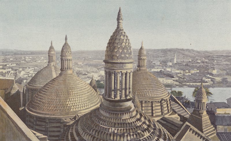 Perigueux, Saint-Front Cathedral, Cupolas při pohledu ze zvonice od French Photographer
