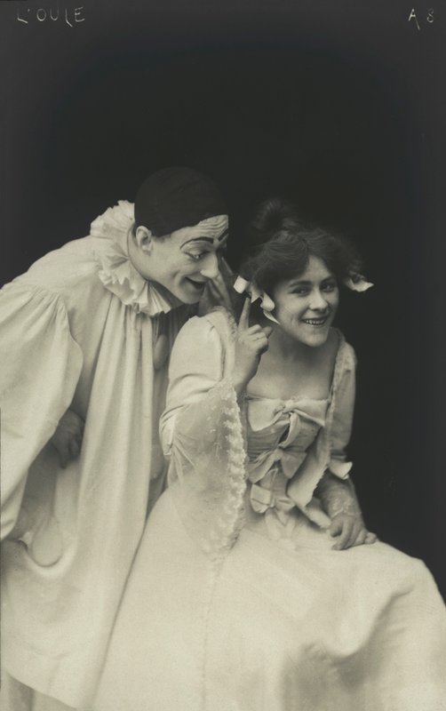 Pierrot (čb fotografie) od French Photographer