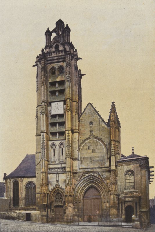 Pontoise, kostel Saint-Maclou, fasáda od French Photographer