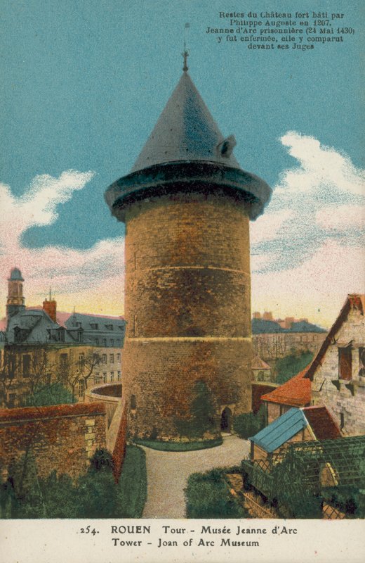 Rouen: Věž, Muzeum Johanky z Arku (barevné foto) od French Photographer