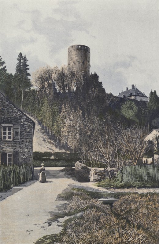 Rupt-sur-Saone, věž hradu od French Photographer