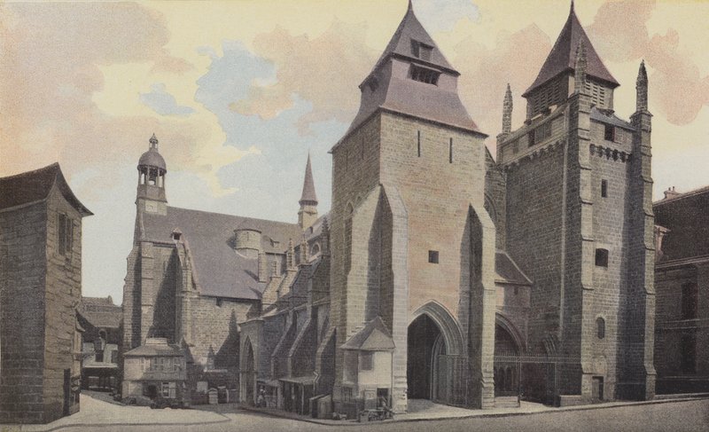 Saint-Brieuc, Katedrála, Ensemble N O od French Photographer