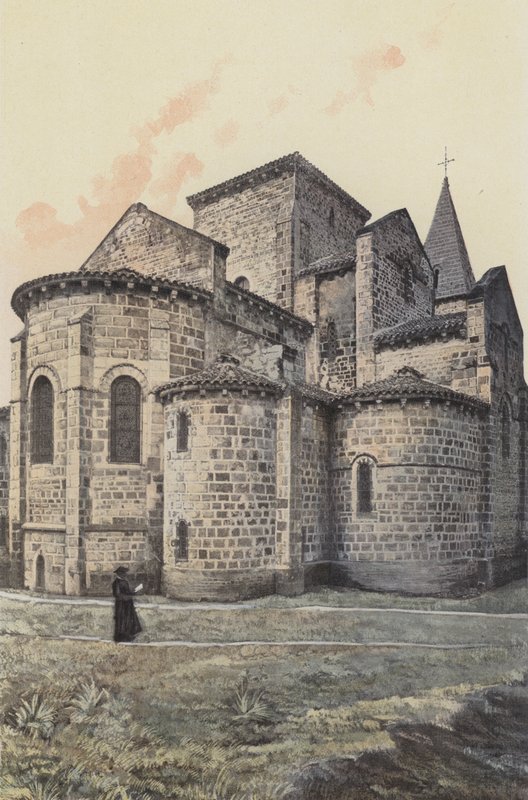 Saint-Desire, kostel, labside strana od French Photographer