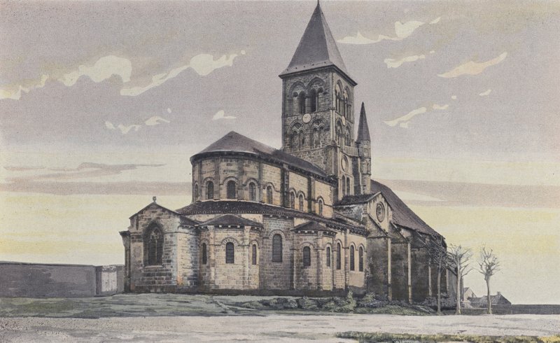 Saint-Menoux, Church, Together N E od French Photographer