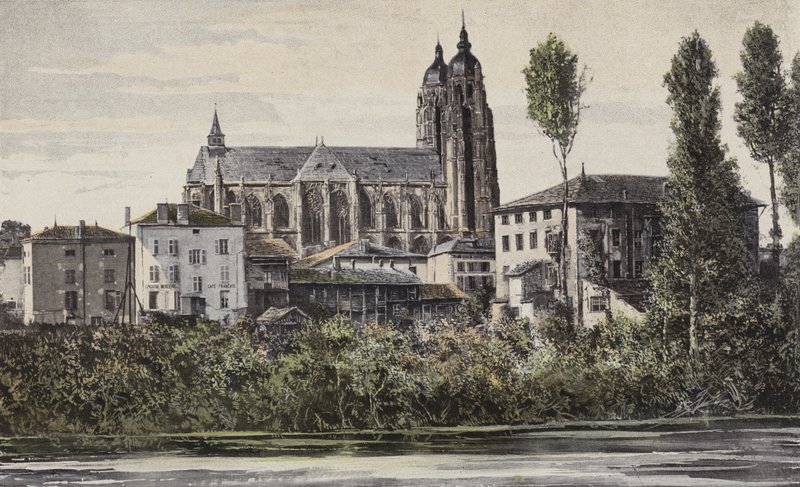Saint-Nicolas-de-Port, kostel, severní fasáda od French Photographer