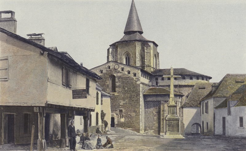 Saint-Savin, Kostel, Ensemble S od French Photographer