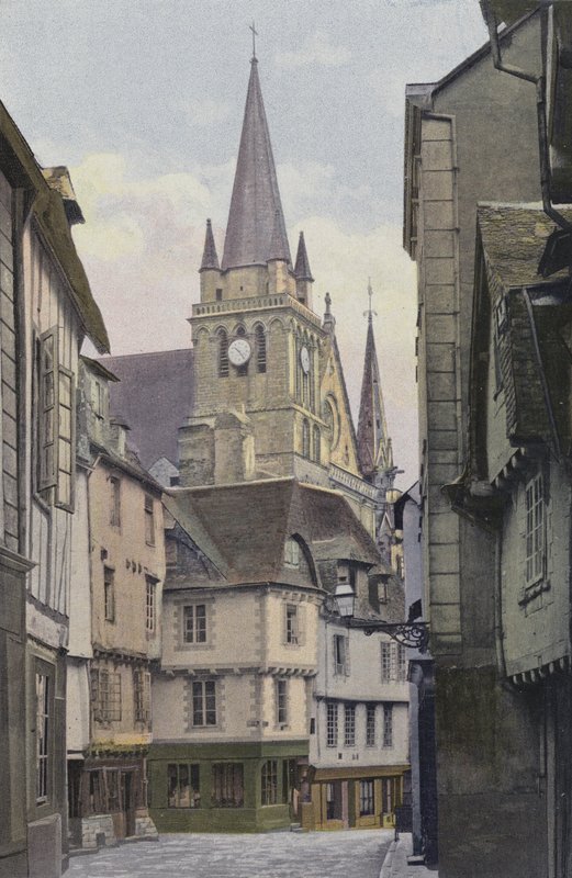 Vannes, katedrála a rue de lHotel-de-Ville od French Photographer