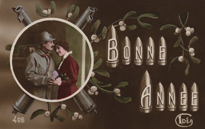 WW1 francouzský novoroční přání od French Photographer