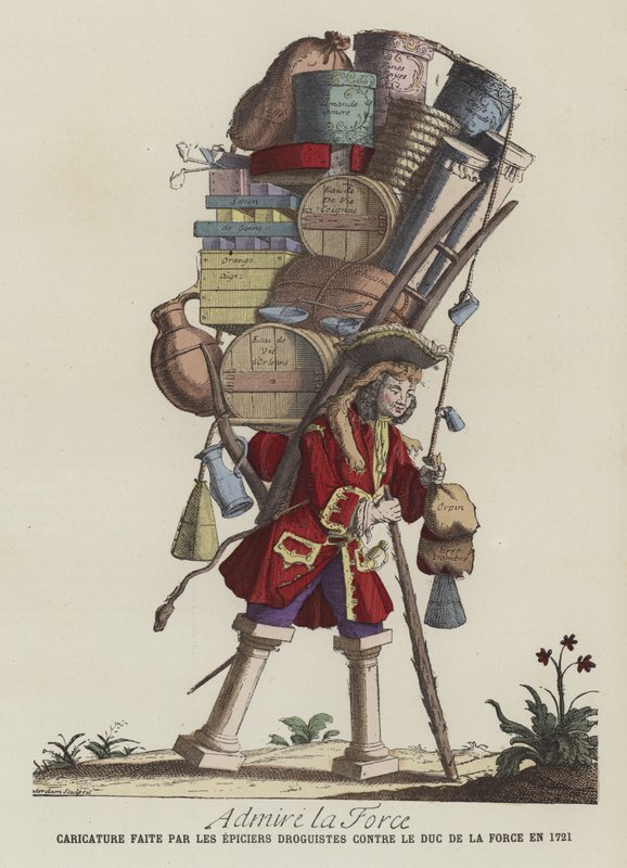 Obdivujte sílu, 1721 od French School