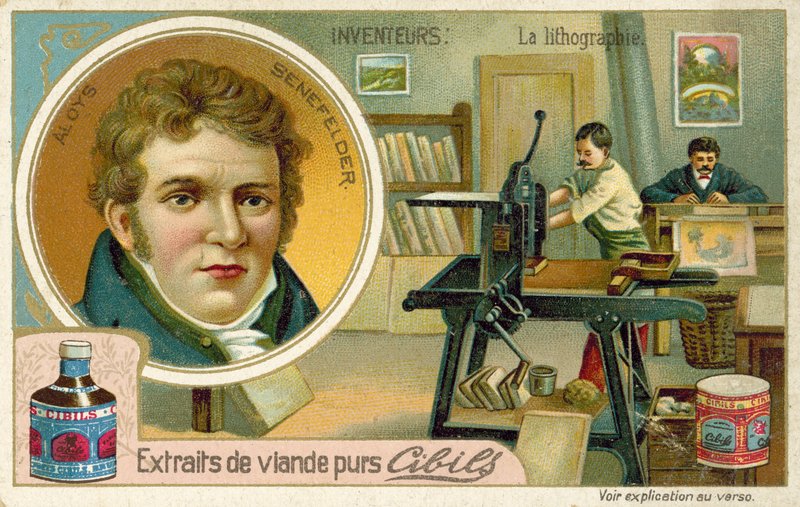 Alois Senefelder, vynálezce litografie od French School