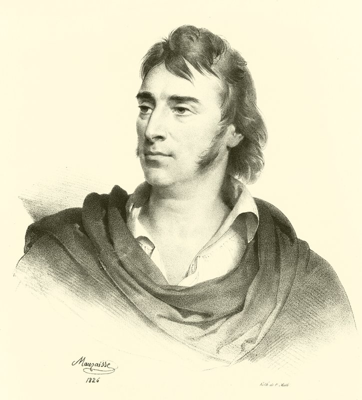 Antoine-Jean Gros, portrét (rytina) od French School