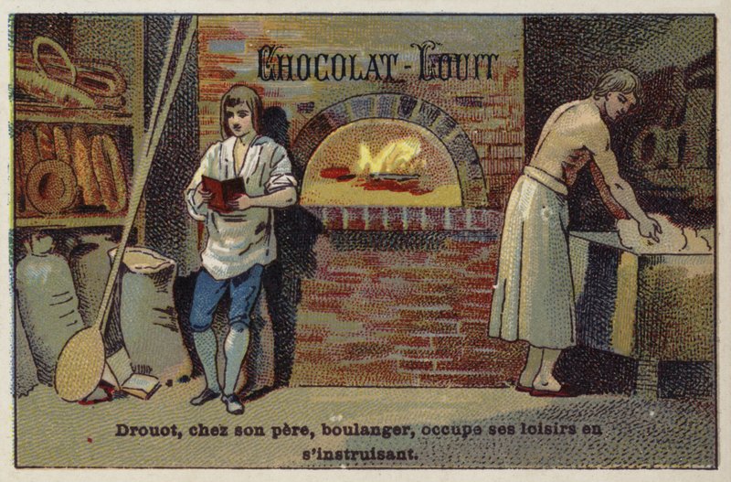 Antoine Drouot, francouzský generál, jako dítě od French School