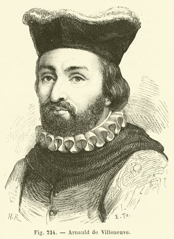 Arnauld de Villeneuve (rytina) od French School