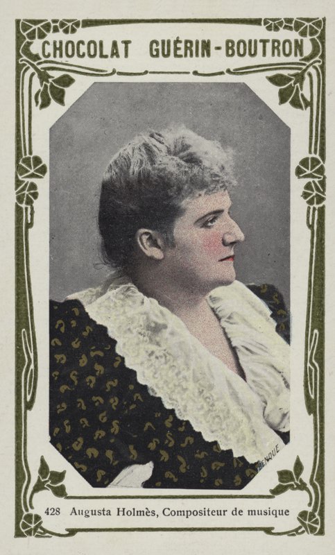 Augusta Holmes, hudební skladatelka (barevné foto) od French School