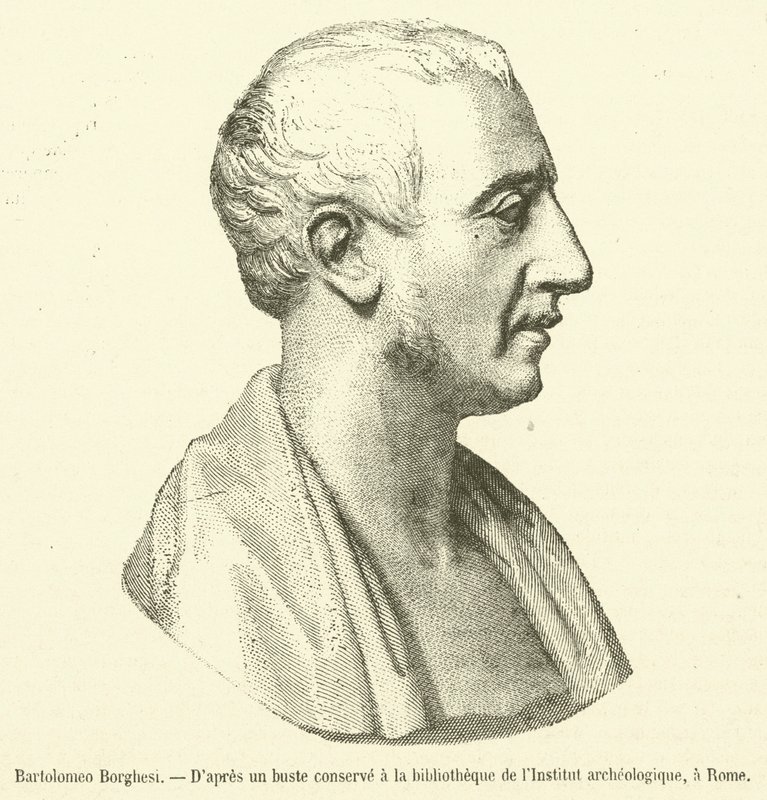 Bartolomeo Borghesi (rytina) od French School