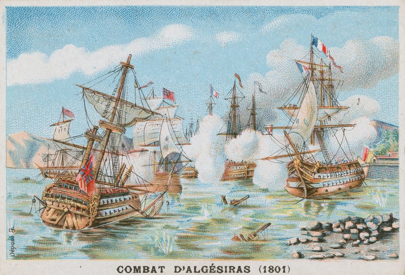 bitva u Algeciras; 1801 od French School