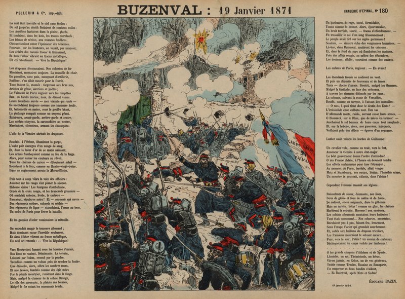 Bitva u Buzenvalu, francouzsko-pruská válka od French School