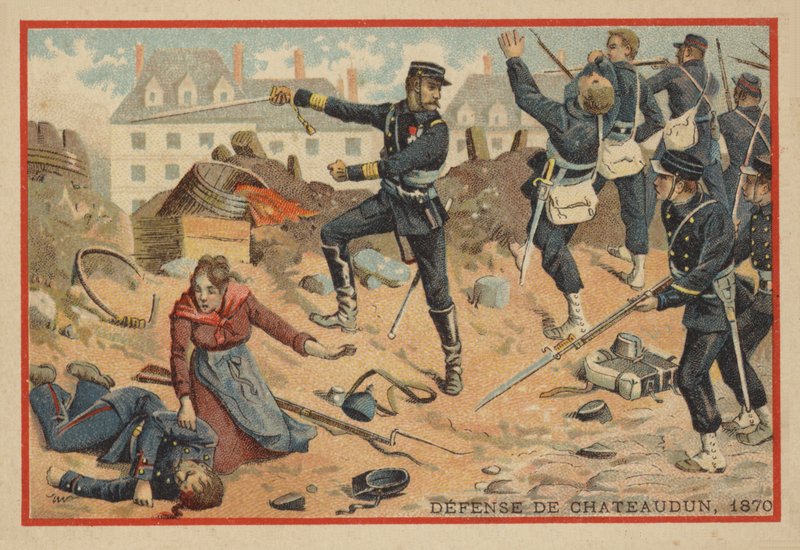 Bitva u Chateaudunu, 1870 od French School