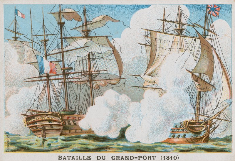 Bitva u Grand Port, 1810 od French School