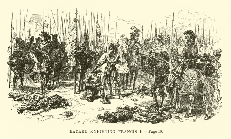 Bayardský rytíř František I od French School
