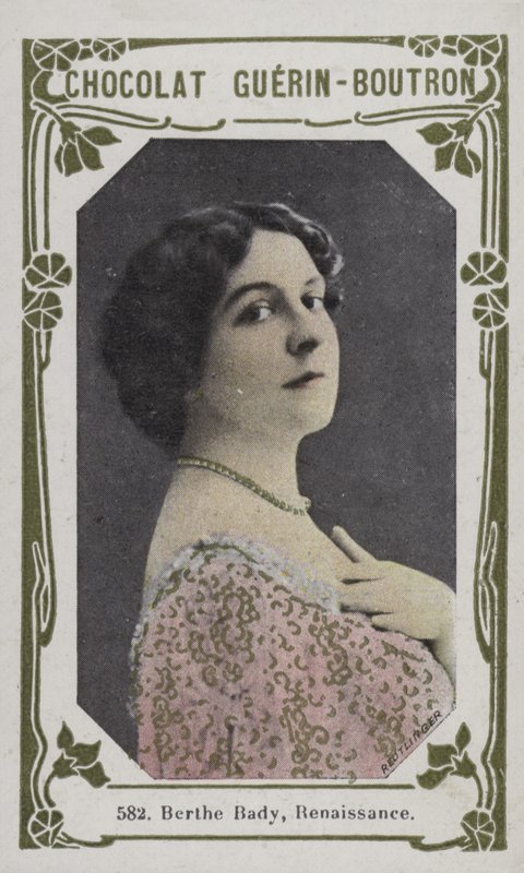 Berthe Bady, renesance (barevné foto) od French School