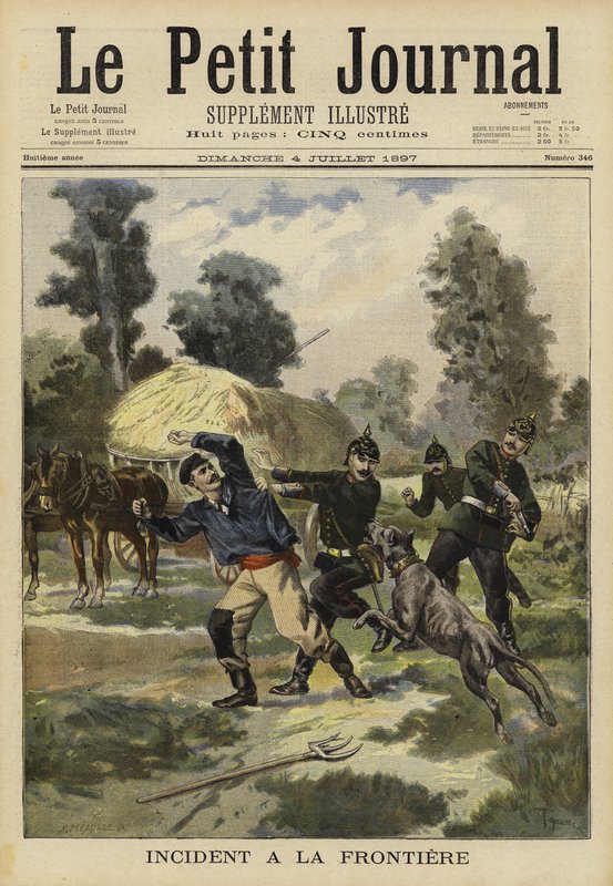 Pohraniční incident, 1897 od French School