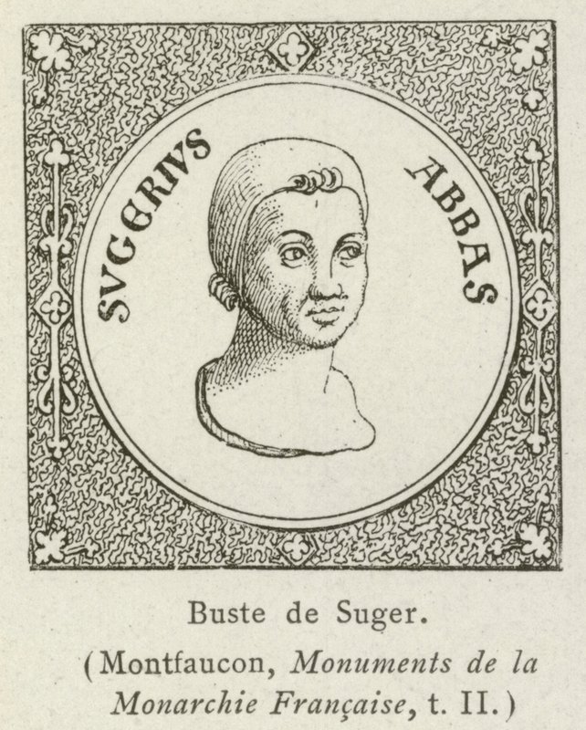 Buste de Suger (rytina) od French School