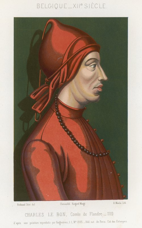 Karel I. hrabě z Flander od French School