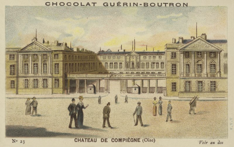 Hrad Compiegne, Oise od French School