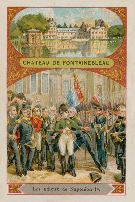 Zámek Fontainebleau od French School